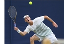 EASTBOURNE, ENGLAND - JUNE 14: Joe Salisbury of Great Britain plays a forehand against Daniel Smethurst of Great Britain during their Men's Singles qualifying match on day one of the Aegon International at Devonshire Park on June 14, 2014 in Eastbourne, England.  (Photo by Steve Bardens/Getty Images)